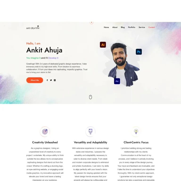 Anii Creation personal portfolio